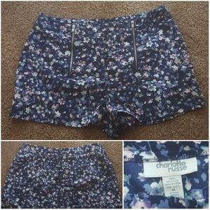 Bundle Only Charlotte Russe Size M Blue Floral Shorts